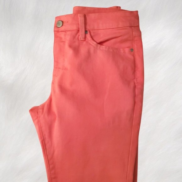 a.n.a. Reddish Pink Skinny Ankle Jeans - Size 8 - Picture 14 of 14